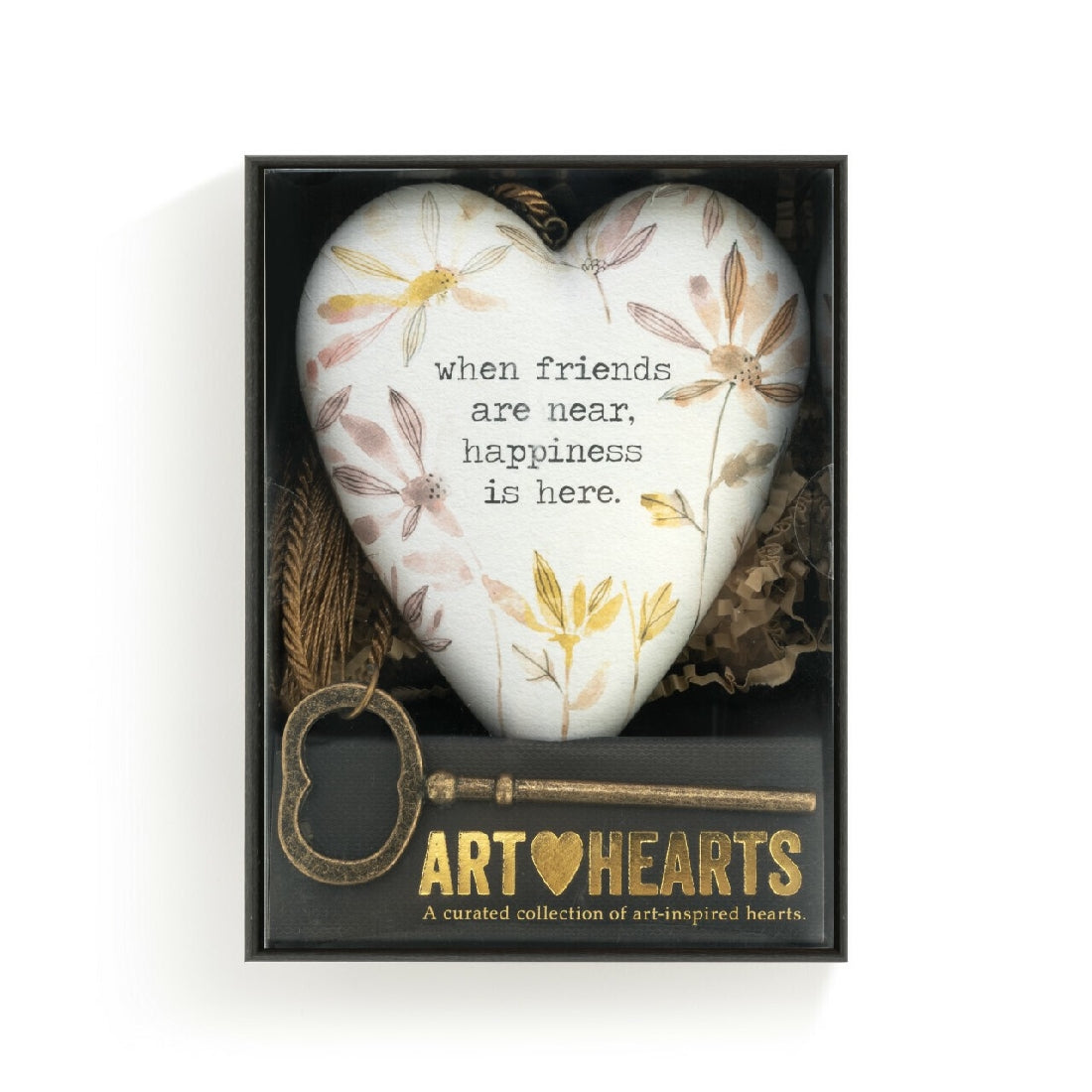 ART HEART FRIENDS & HAPPINESS 10CM