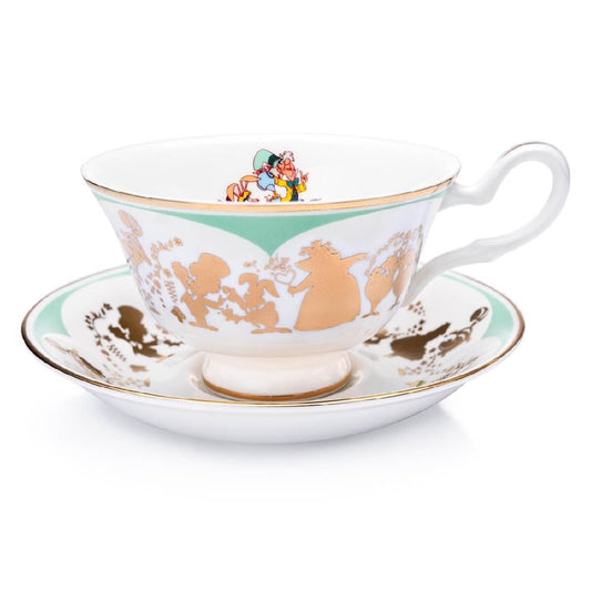 DISNEY ENGLISH LADIES COLLECTION CUP & SAUCER ALICE IN WONDERLAND MAD HATTER