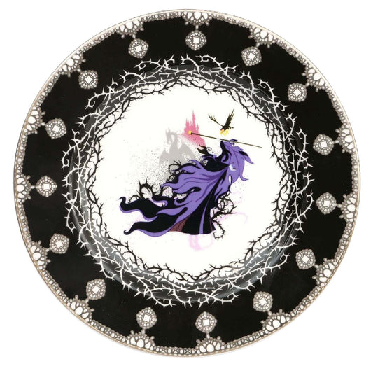DISNEY ENGLISH LADIES COLLECTION BREAD PLATE SLEEPING BEAUTY MALEFICENT