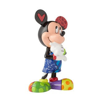 DISNEY BRITTO MICKEY MOUSE STANDING THINKING MEDIUM FIGURINE