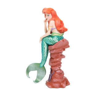 DISNEY SHOWCASE COUTURE DE FORCE LITTLE MERMAID ARIEL SITTING ON ROCK 20CM