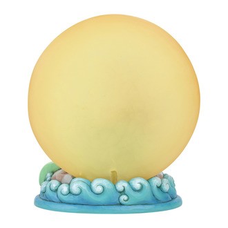 DISNEY TRADITIONS ARIEL SITTING ON ROCK IN MOONLIGHT LIGHT UP 18.5CM