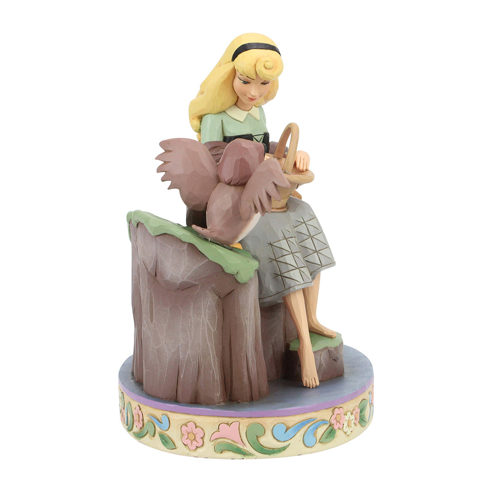 DISNEY TRADITIONS BY JIM SHORE SLEEPING BEAUTY 60TH ANNIVERSARY WITH ANIMALS 20CM