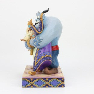 DISNEY TRADITIONS BY JIM SHORE JASMINE ALADDIN GENIE ABU THE SULTAN GROUP HUG 20CM