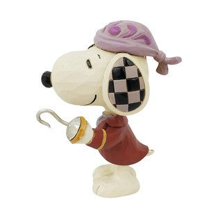 PEANUTS BY JIM SHORE SNOOPY PIRATE MINI FIGURINE 7CM