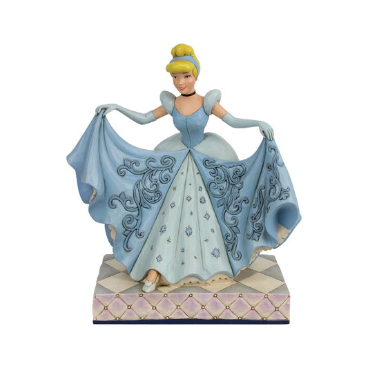 DISNEY TRADITIONS BY JIM SHORE CINDERELLA TRASFORMATION IN BLUE DRESS 20CM