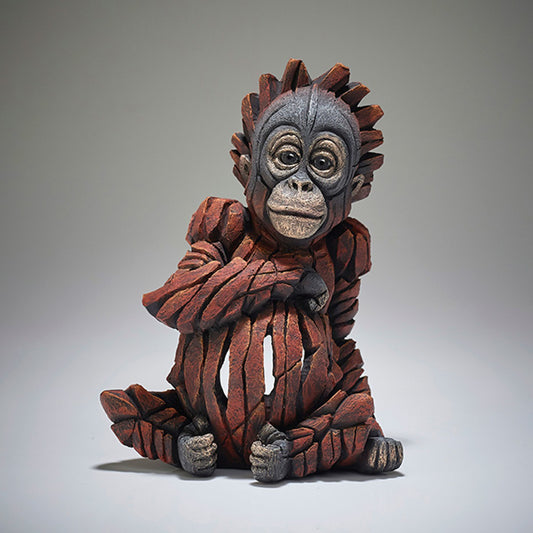 EDGE SCULPTURE BY MATT BUCKLEY DESIGN BABY ORANGUTAN 21CM