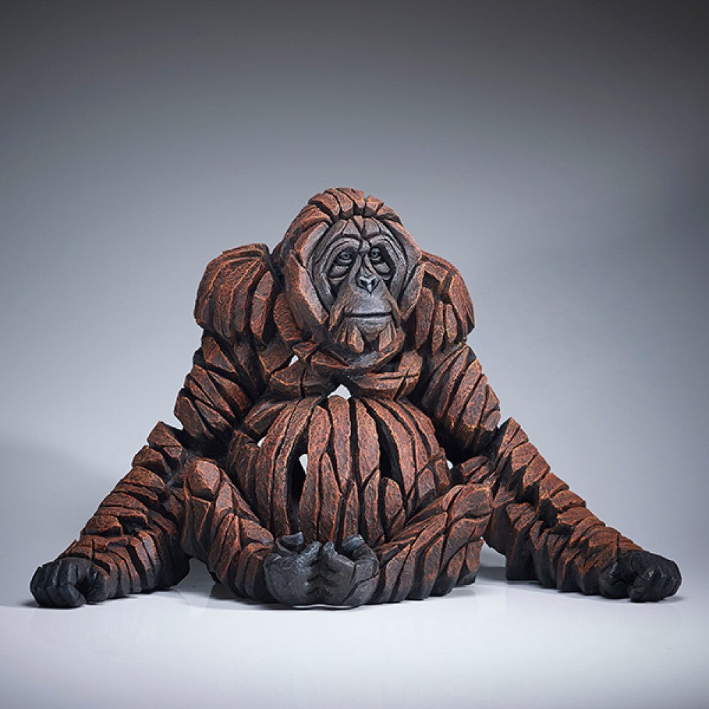 EDGE SCULPTURE MATT BUCKLEY DESIGNS MOTHER ORANGUTAN FIGURE 54CM