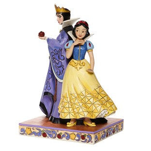 DISNEY TRADITIONS BY JIM SHORE SNOW WHITE AND EVIL QUEEN 20.5CM