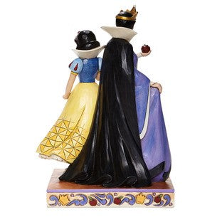 DISNEY TRADITIONS BY JIM SHORE SNOW WHITE AND EVIL QUEEN 20.5CM