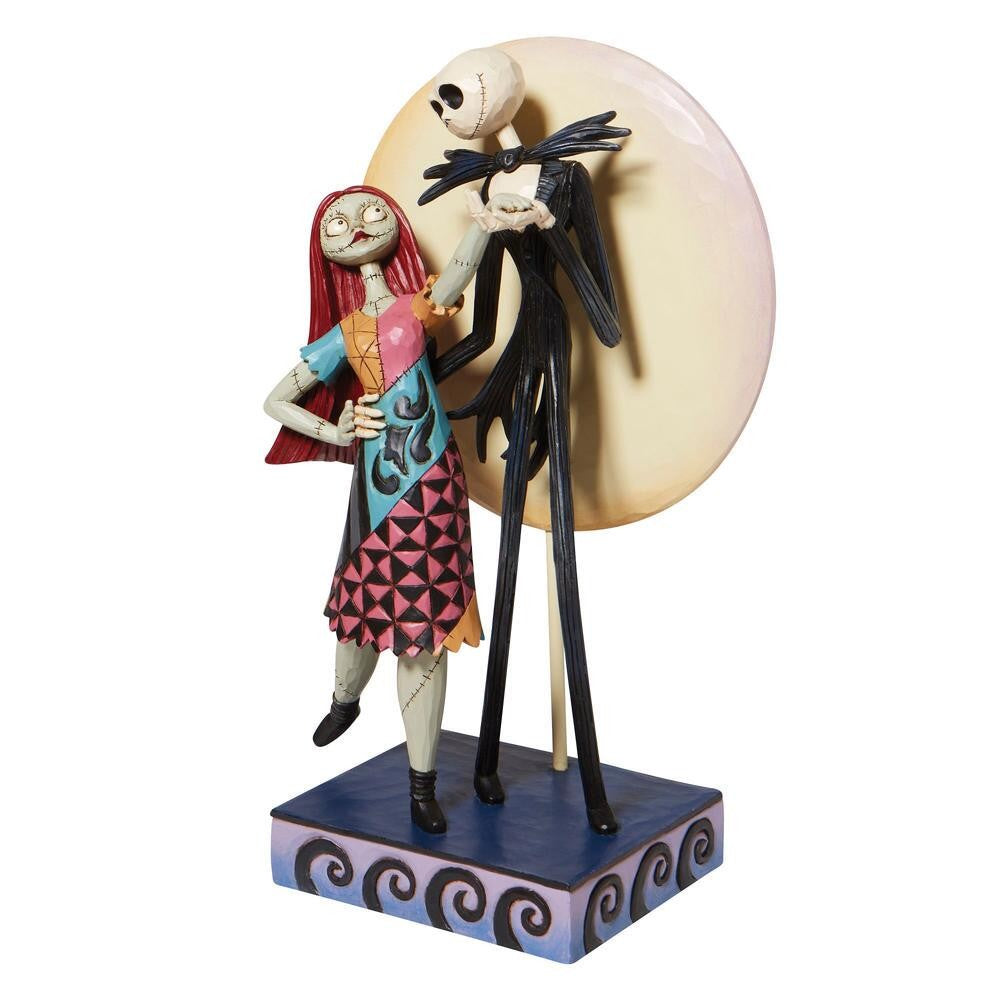 DISNEY TRADITIONS BY JIM SHORE JACK & SALLY ROMANCE LOVE 23CM