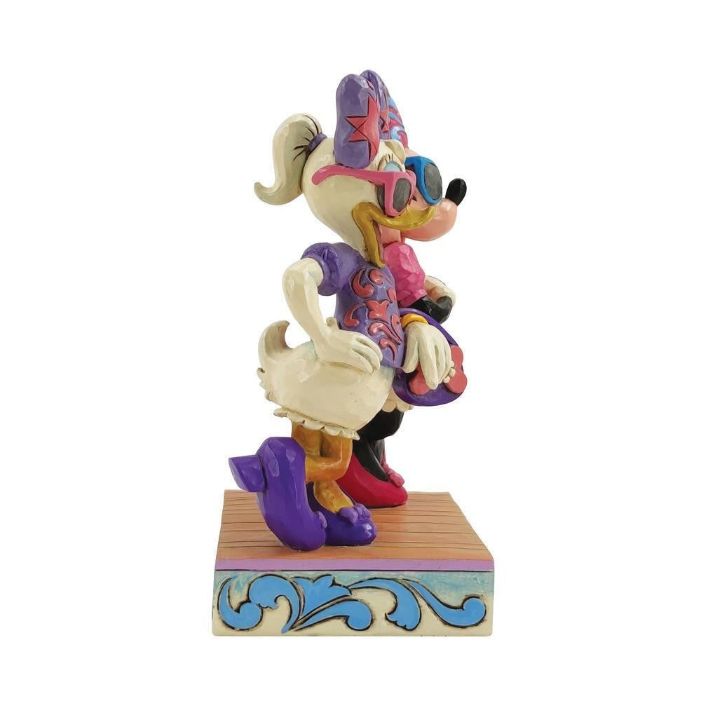 DISNEY TRADITIONS BY JIM SHORE MINNIE & DAISY FASHIONISTA 14CM