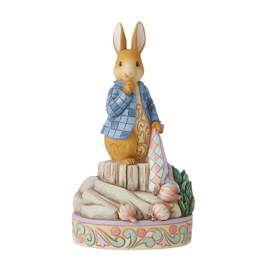 BEATRIX POTTER BY JIM SHORE PETER RABBIT WITH ONIONS