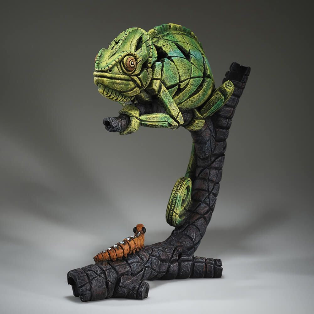 EDGE SCULPTURE BY MATT BUCKLEY DESIGNS CHAMELEON FIGURINE 34CM