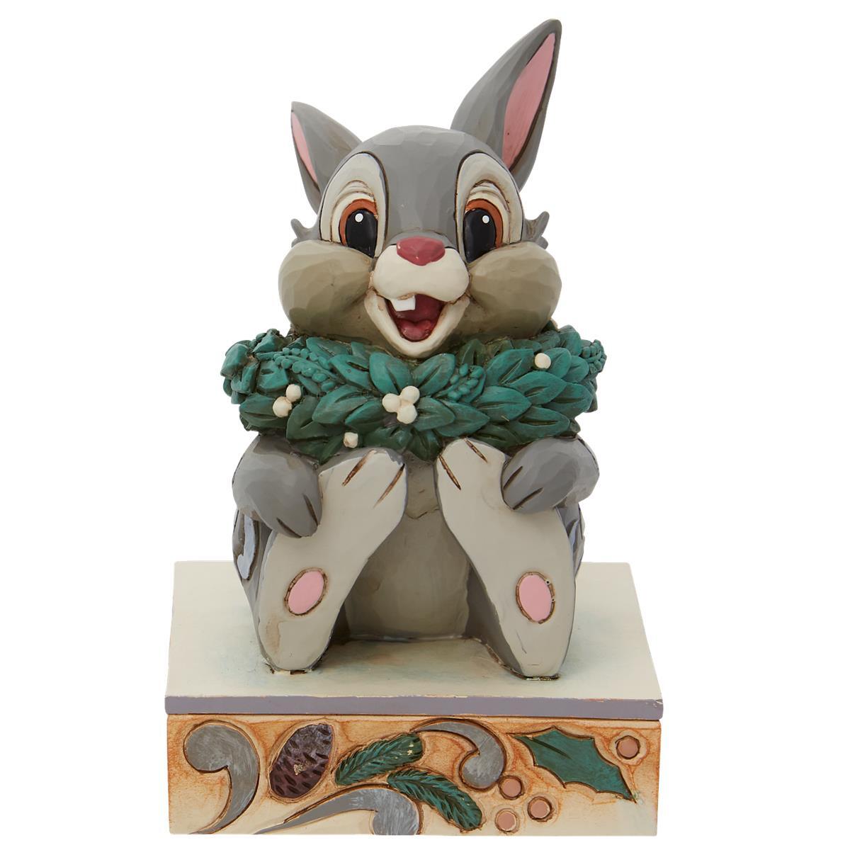 DISNEY TRADITIONS BY JIM SHORE CHRISTMAS THUMPER PERSONALITY POSE 9.5CM