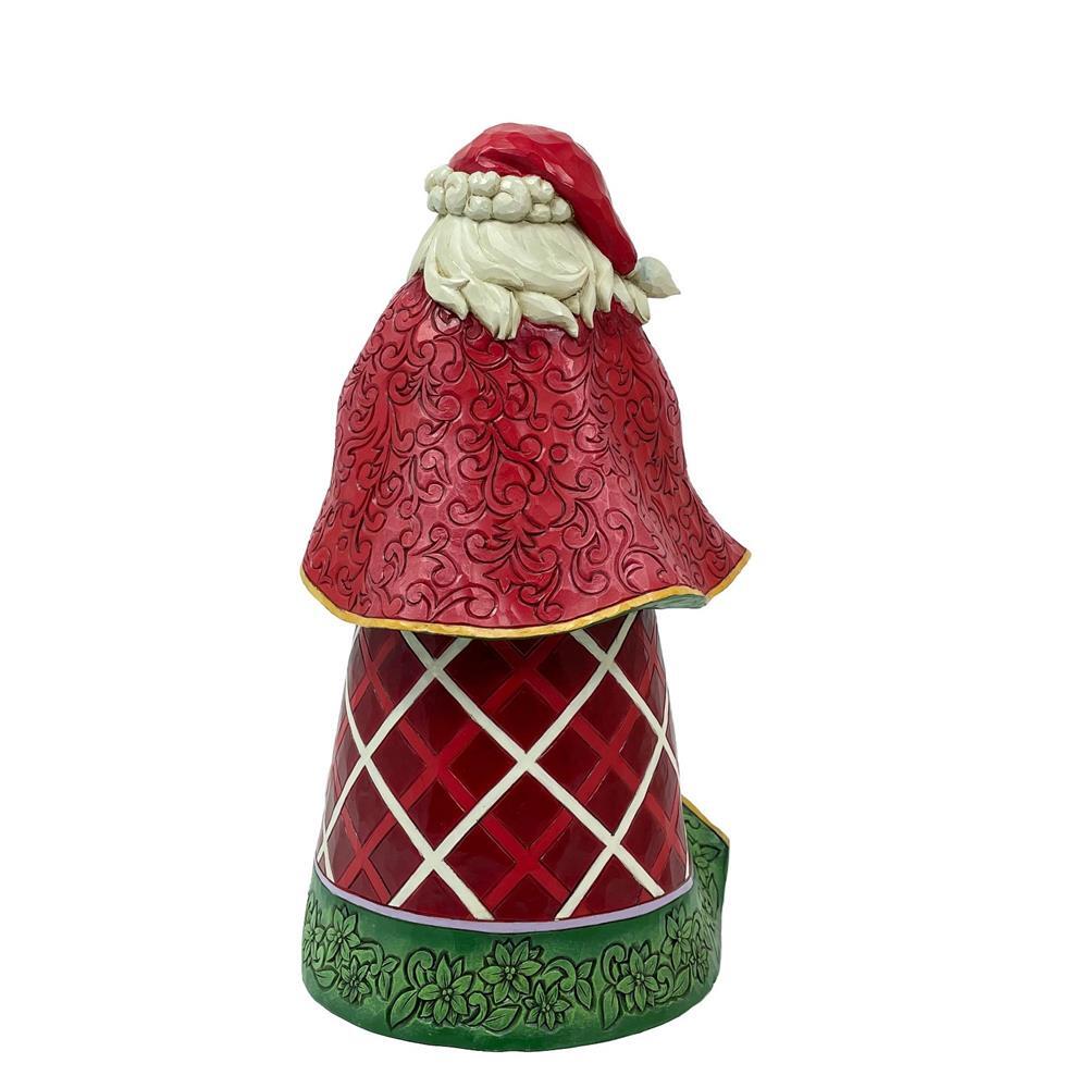 HEARTWOOD CREEK BY JIM SHORE CHRISTMAS CAROLING SANTA 24CM