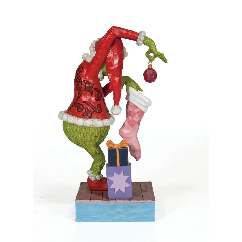 THE GRINCH DR. SEUSS BY JIM SHORE GRINCH STEALING ORNAMENTS