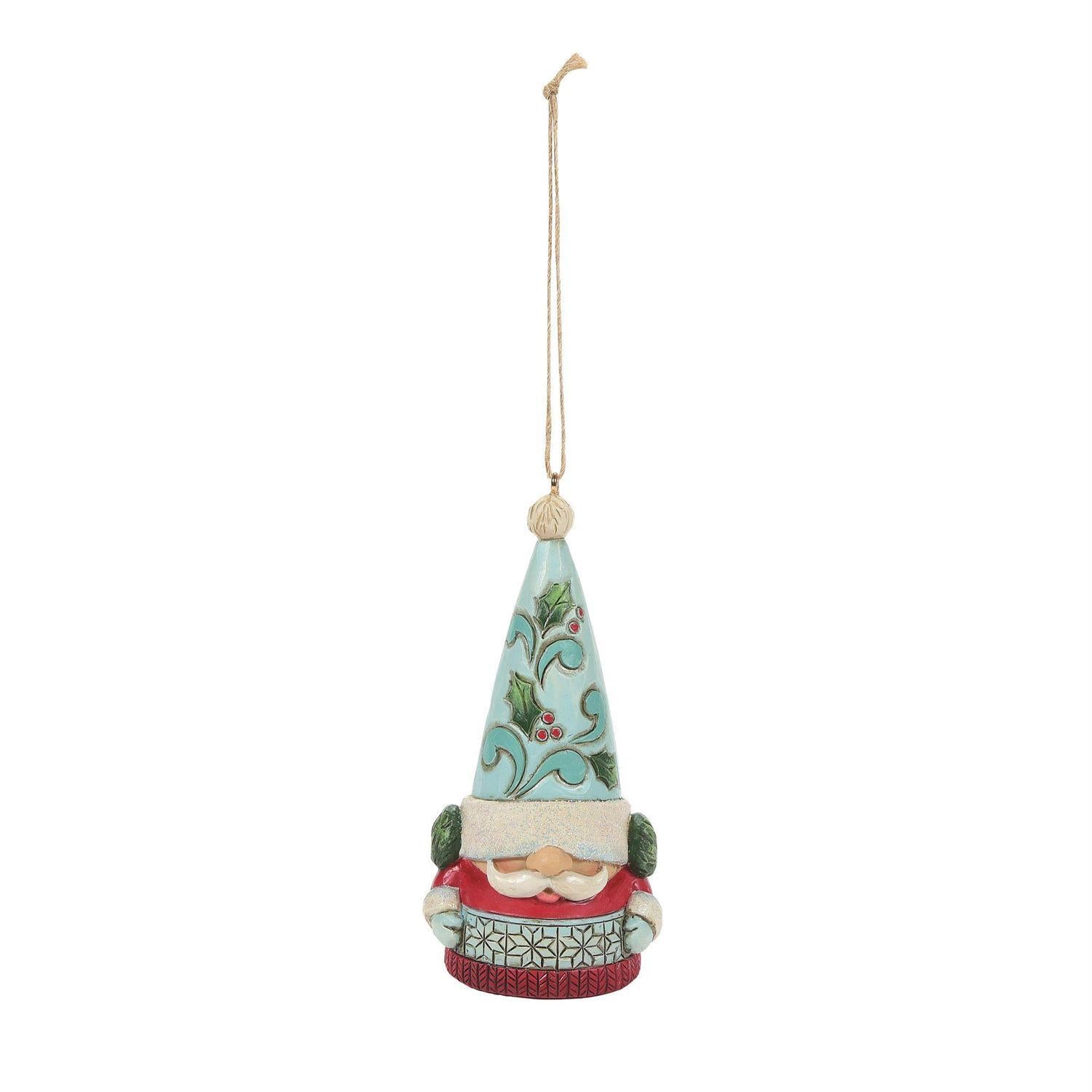 HEARTWOOD CREEK BY JIM SHORE WONDERLAND GNOME HANGING ORNAMENT 11CM