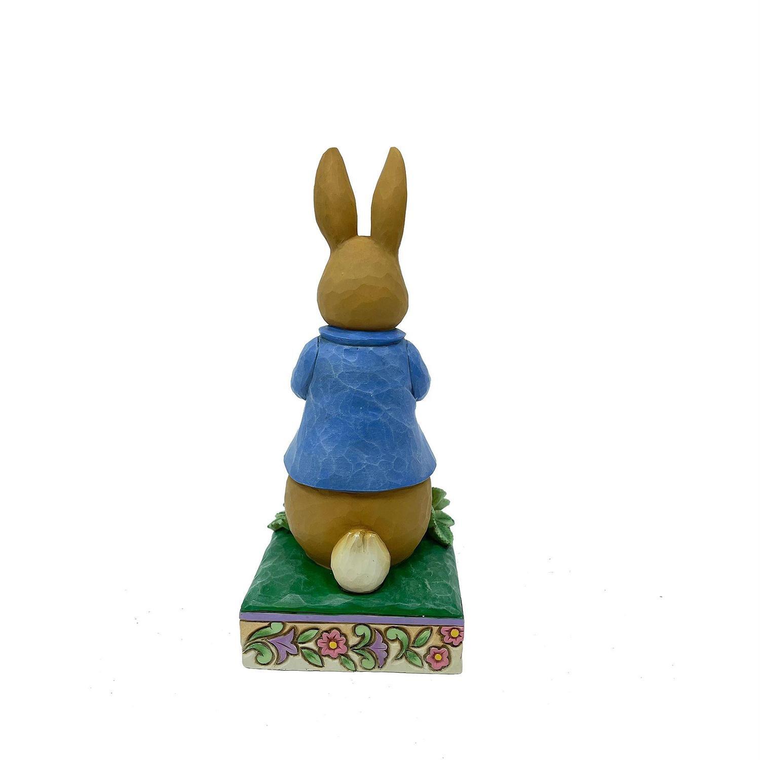 BEATRIX POTTER BY JIM SHORE PETER RABBIT WITH BASKET OF STRAWBERRIES