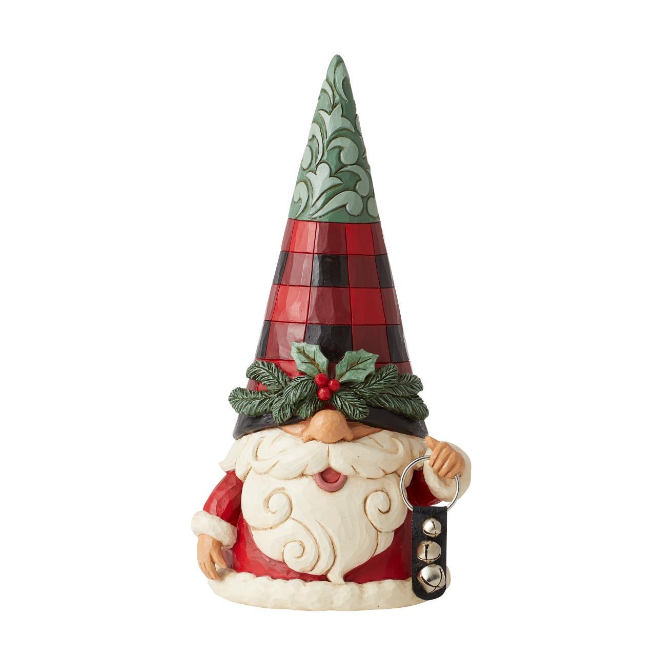 HEARTWOOD CREEK BY JIM SHORE HIGHLAND GLEN GNOME WITH BELLS 22.5CM