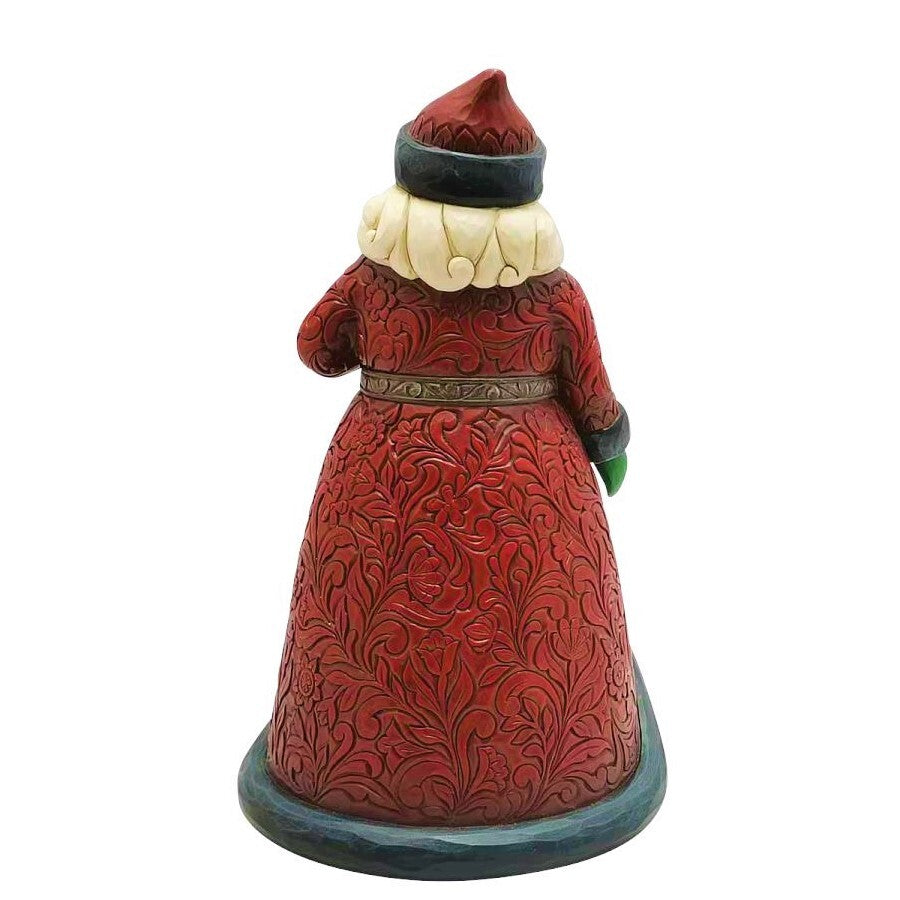 HEARTWOOD CREEK BY JIM SHORE HOLIDAY MANOR SANTA WITH BELL