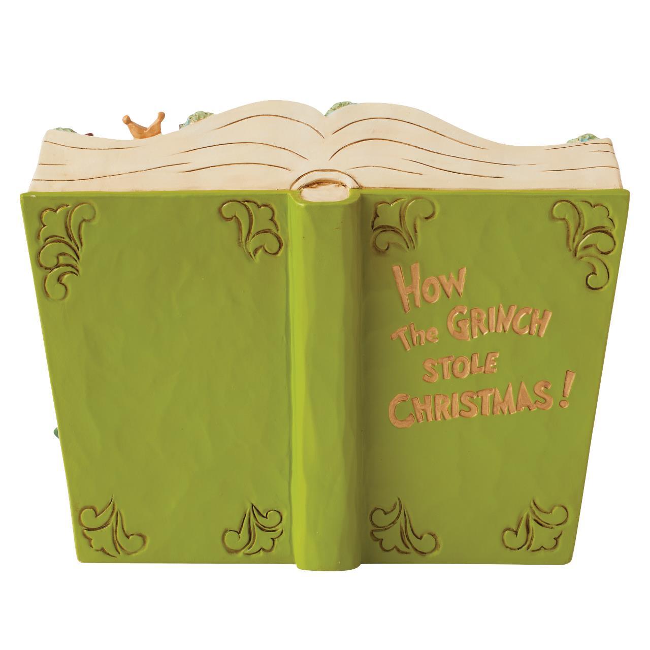 THE GRINCH DR. SEUSS BY JIM SHORE GRINCH STEALING PRESENTS STORY BOOK