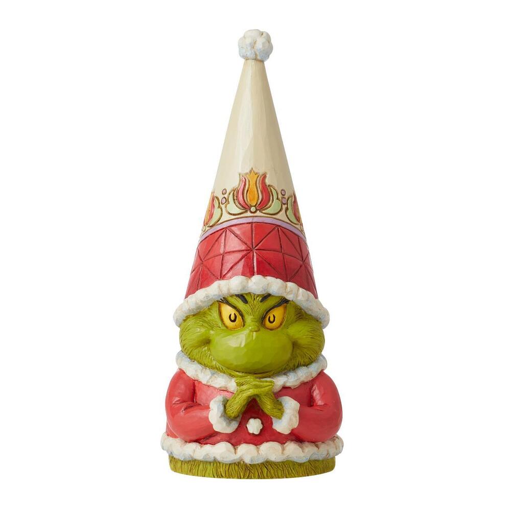 THE GRINCH DR. SEUSS BY JIM SHORE GRINCH GNOME WITH CLENCHED HANDS