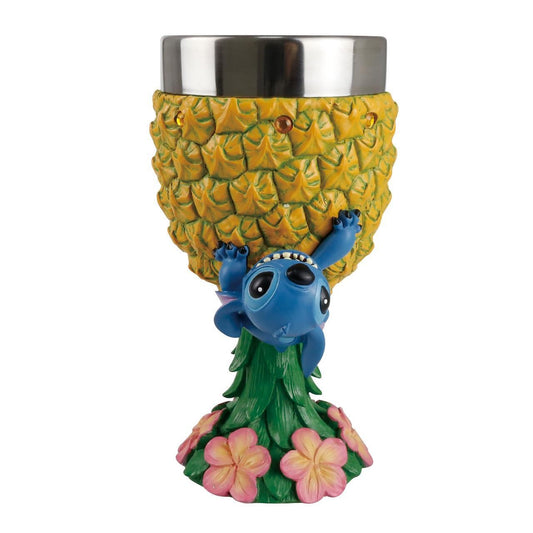 DISNEY SHOWCASE STITCH GOBLET PINEAPPLE CHALICE 18CM