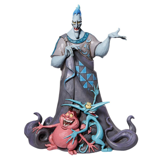 DISNEY TRADITIONS BY JIM SHORE HADES WITH PAIN & PANIC 23.5CM