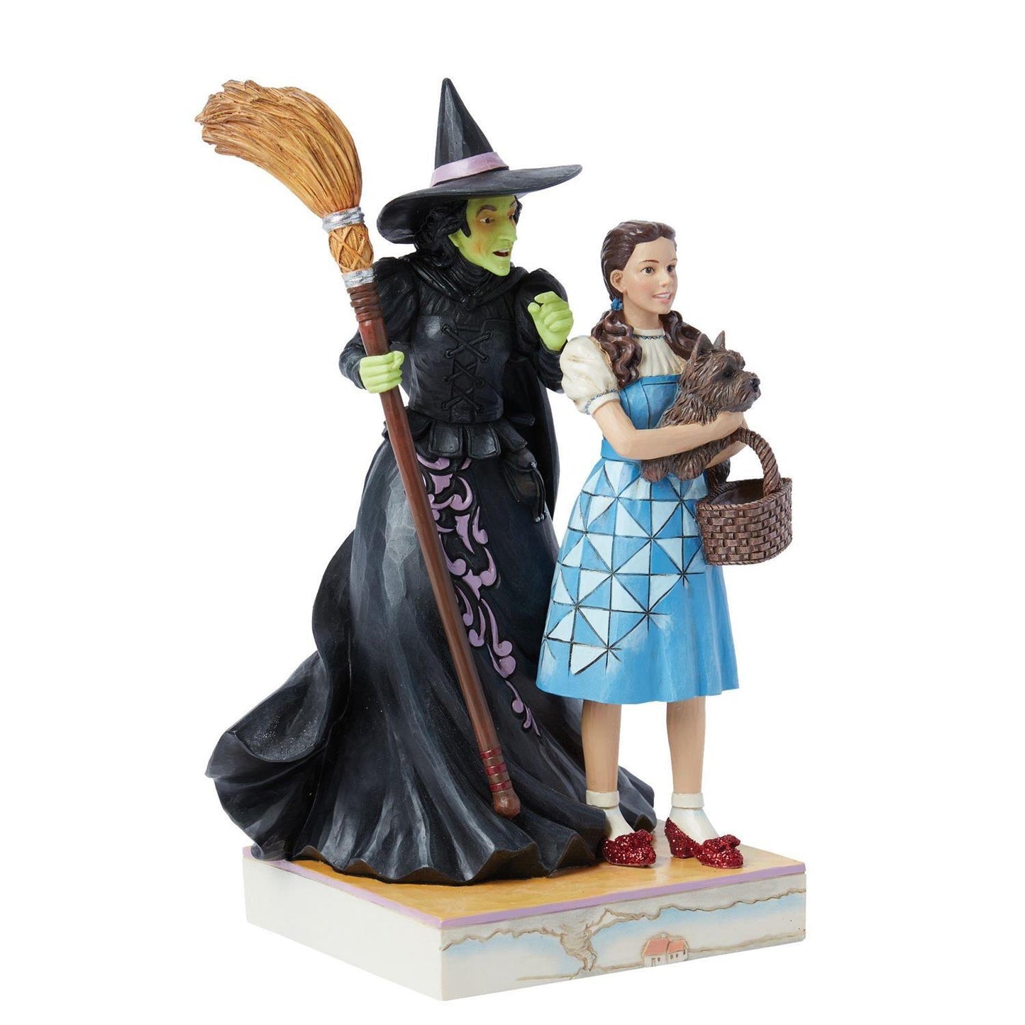 WIZARD OF OZ BY JIM SHORE DOROTHY & THE WICKED WITCH 22CM