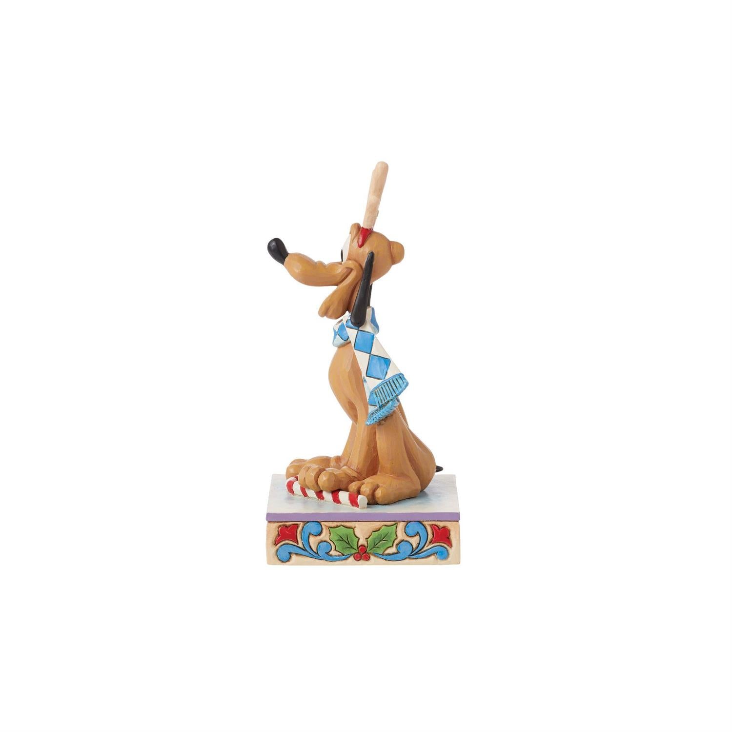 DISNEY TRADITIONS BY JIM SHORE CHRISTMAS GOOFY WITH CANDY CANE