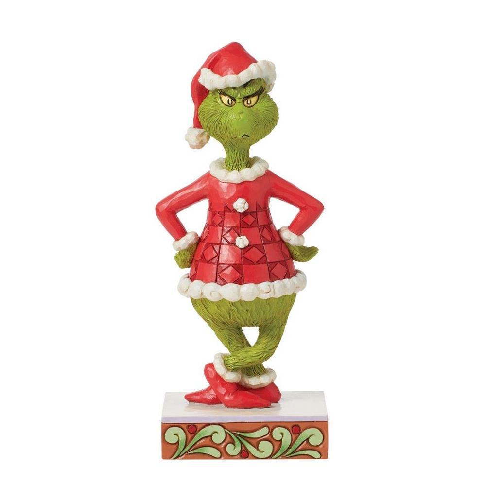 THE GRINCH DR. SEUSS BY JIM SHORE GRINCH WITH HANDS ON HIPS