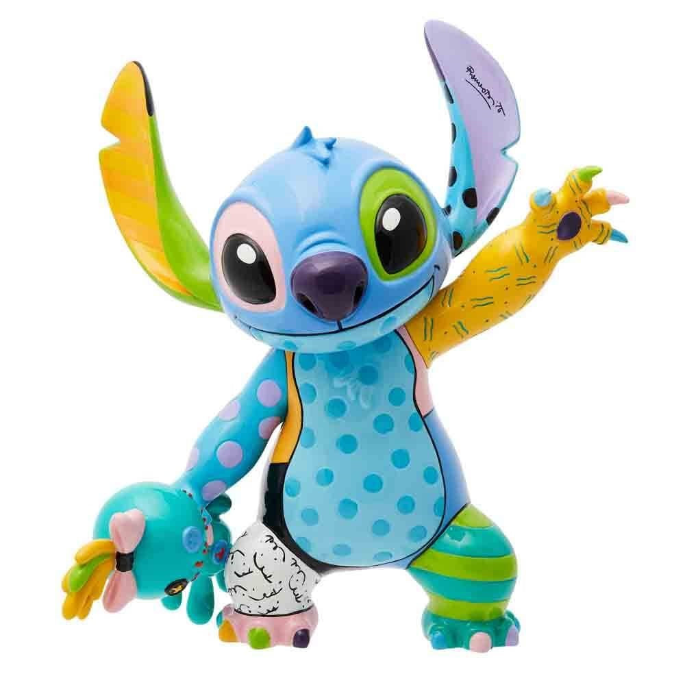 DISNEY BRITTO STITCH & SCRUMP LARGE FIGURINE