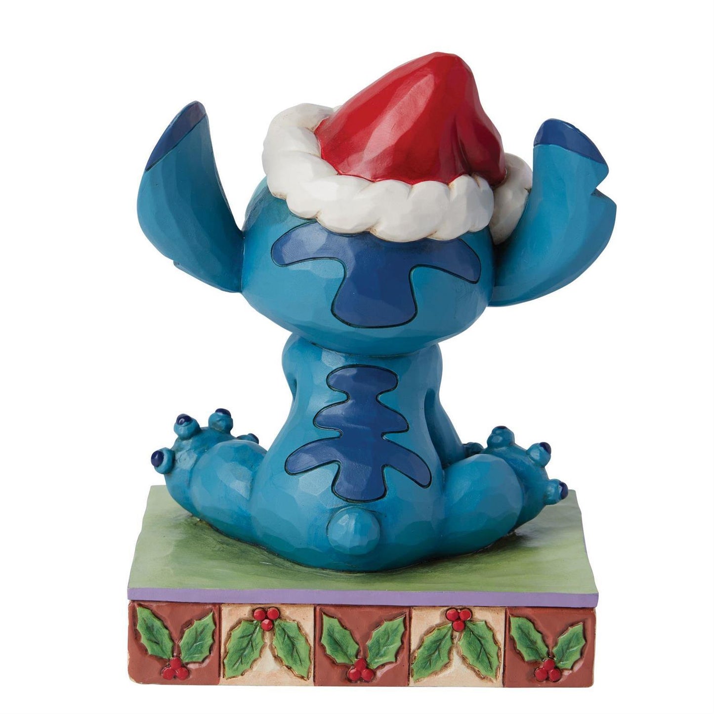 DISNEY TRADITIONS BY JIM SHORE CHRISTMAS SANTA STITCH WITH SCRUMP