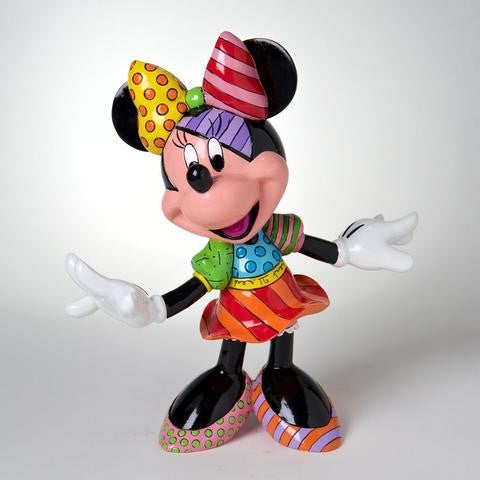 DISNEY BRITTO MINNIE MOUSE STANDING WITH HANDS OUT LARGE FIGURINE 20CM