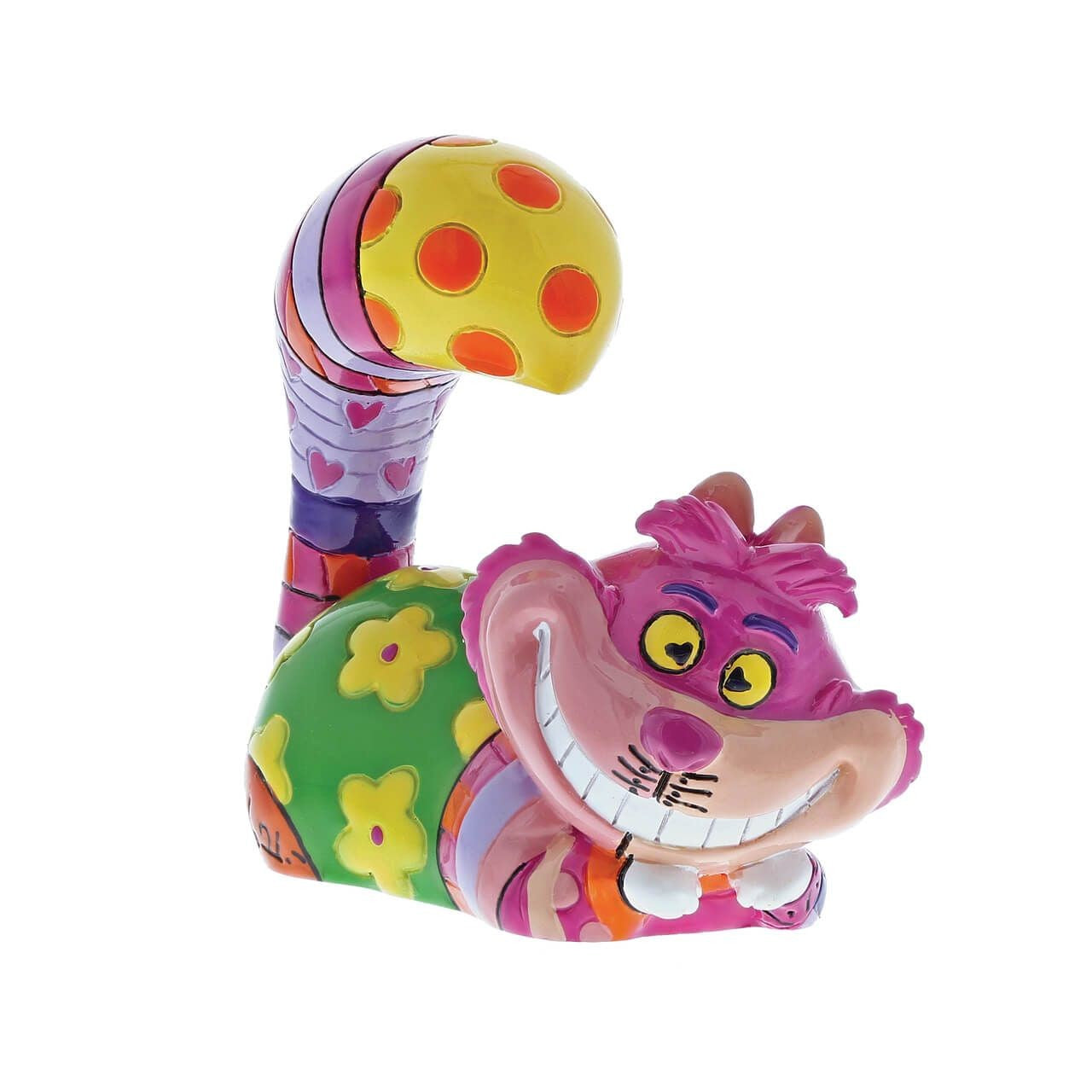 DISNEY BRITTO ALICE IN WONDERLAND CHESHIRE CAT LYING MINI FIGURINE