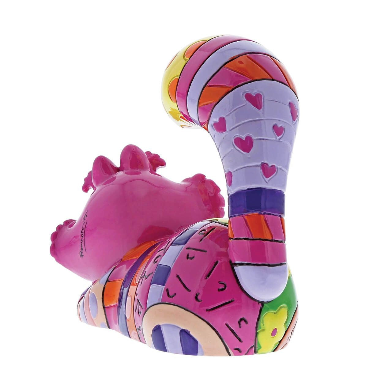 DISNEY BRITTO ALICE IN WONDERLAND CHESHIRE CAT LYING MINI FIGURINE