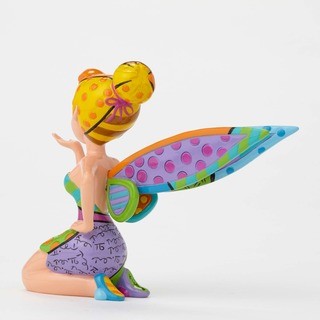 DISNEY BRITTO PETER PAN TINKER BELL BLOWING A KISS MINI