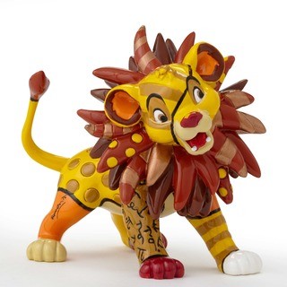 DISNEY BRITTO LION KING SIMBA STANDING MINI FIGURINE