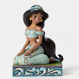 DISNEY TRADITIONS ALADDIN BE ADVENTUROUS JASMINE KNEELING PERSONALITY POSE