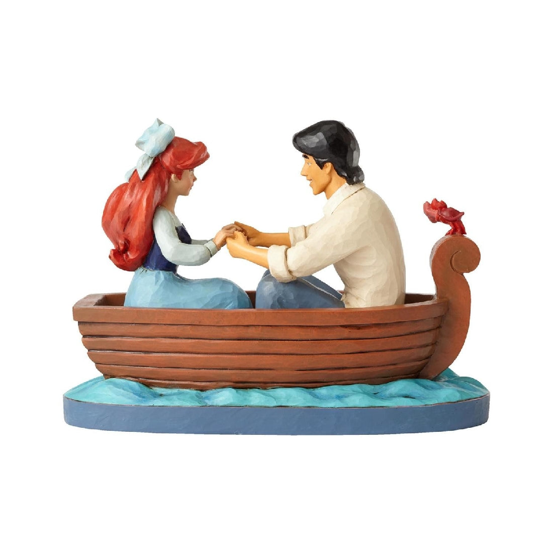 ariel the little mermaid and eric on the boat