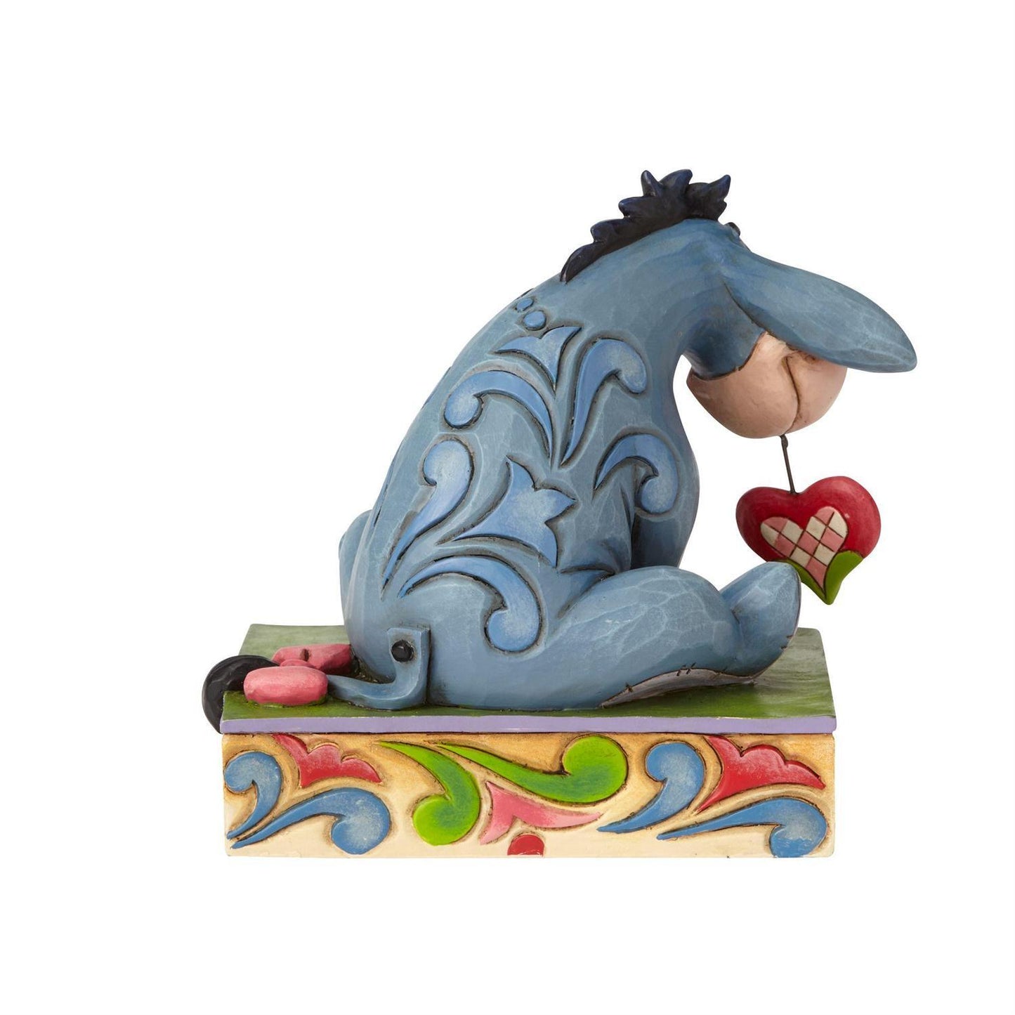 DISNEY TRADITIONS BY JIM SHORE WINNIE THE POOH HEART ON A STRING EEYORE LOVE PERSONALITY POSE 9CM