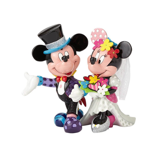 DISNEY BRITTO MICKEY & MINNIE WEDDING FIGURINE 20CM