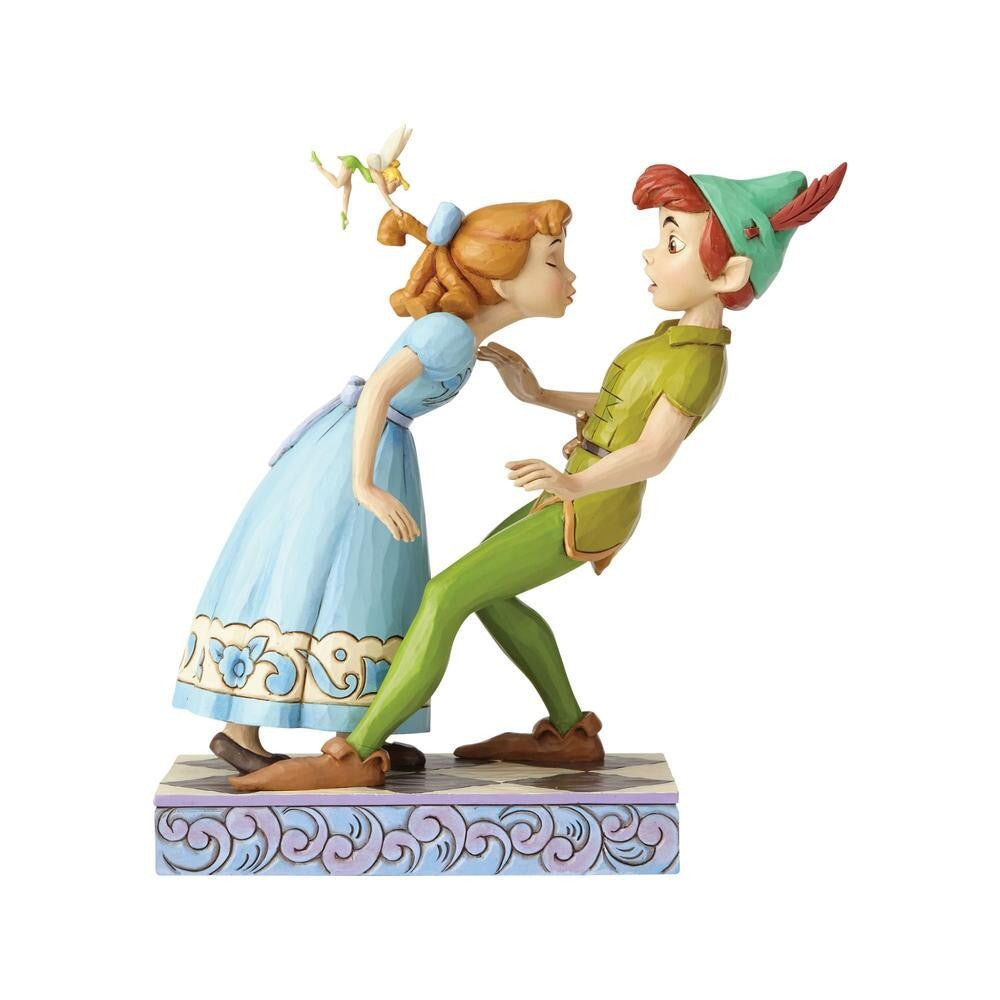 DISNEY TRADITIONS BY JIM SHORE PETER PAN WENDY & TINKER BELL 20CM