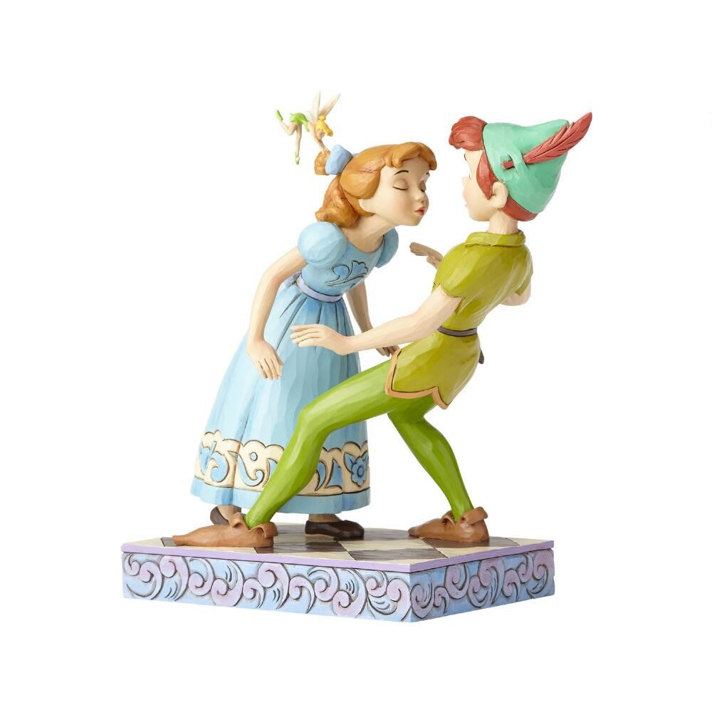 DISNEY TRADITIONS BY JIM SHORE PETER PAN WENDY & TINKER BELL 20CM