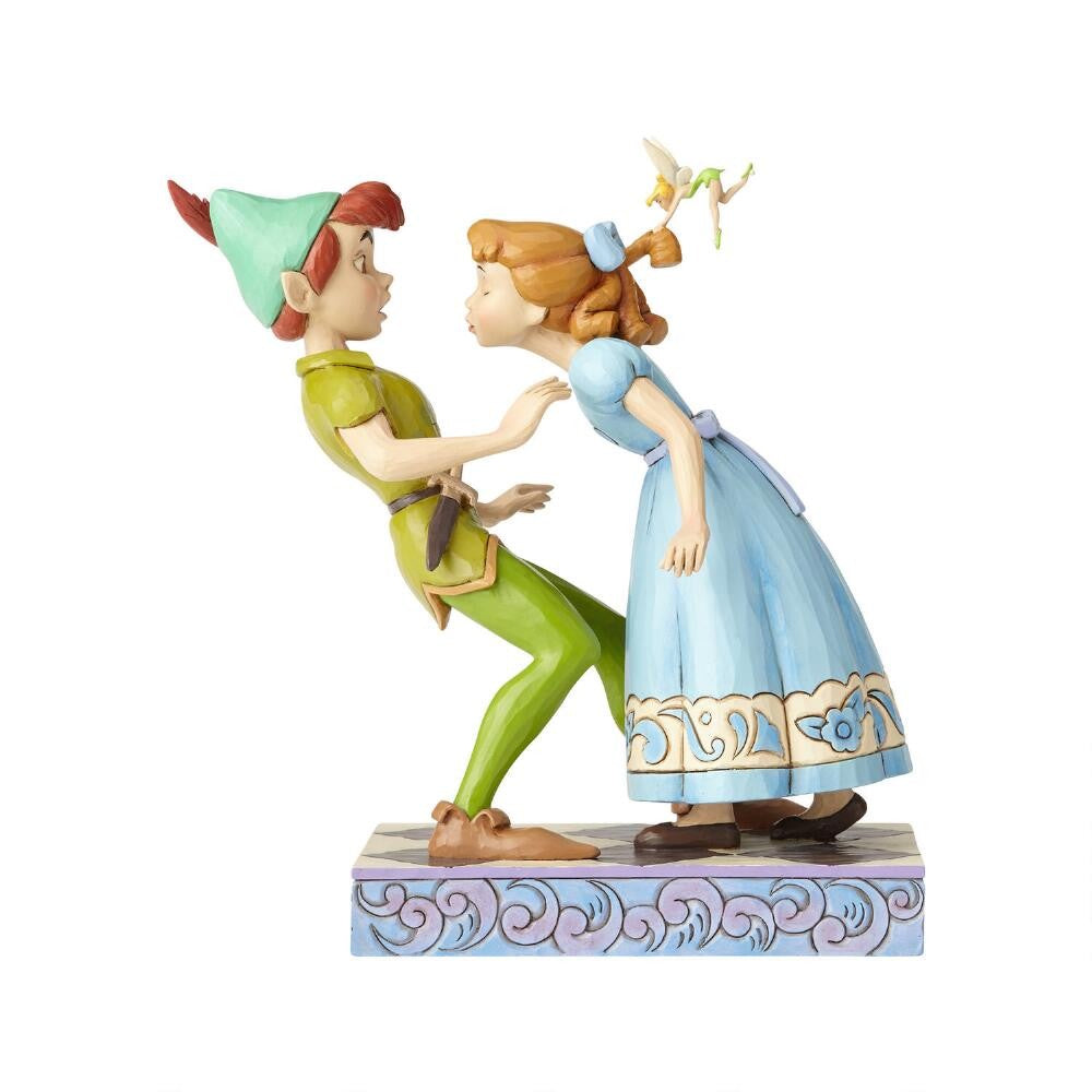 DISNEY TRADITIONS BY JIM SHORE PETER PAN WENDY & TINKER BELL 20CM