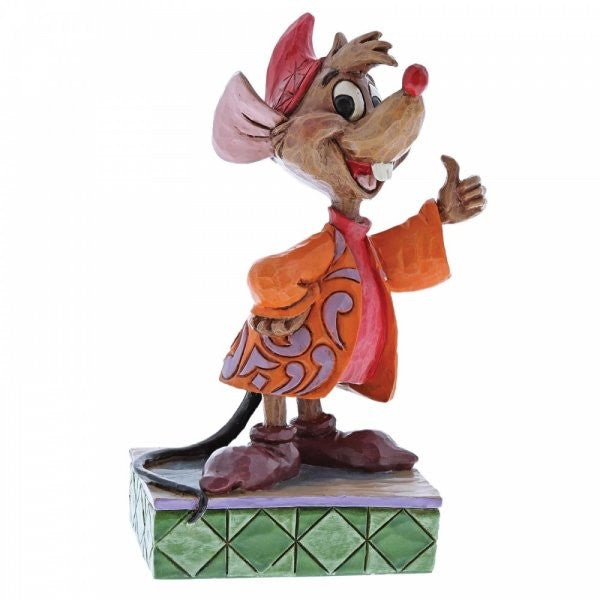 DISNEY TRADITIONS BY JIM SHORE JAQ PERSONALITY POSE 10.5CM