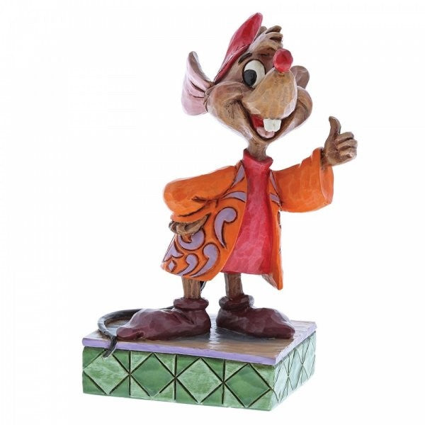 DISNEY TRADITIONS BY JIM SHORE JAQ PERSONALITY POSE 10.5CM