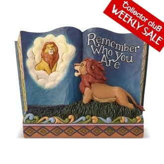 DISNEY TRADITIONS LION KING STORY BOOK 16CM