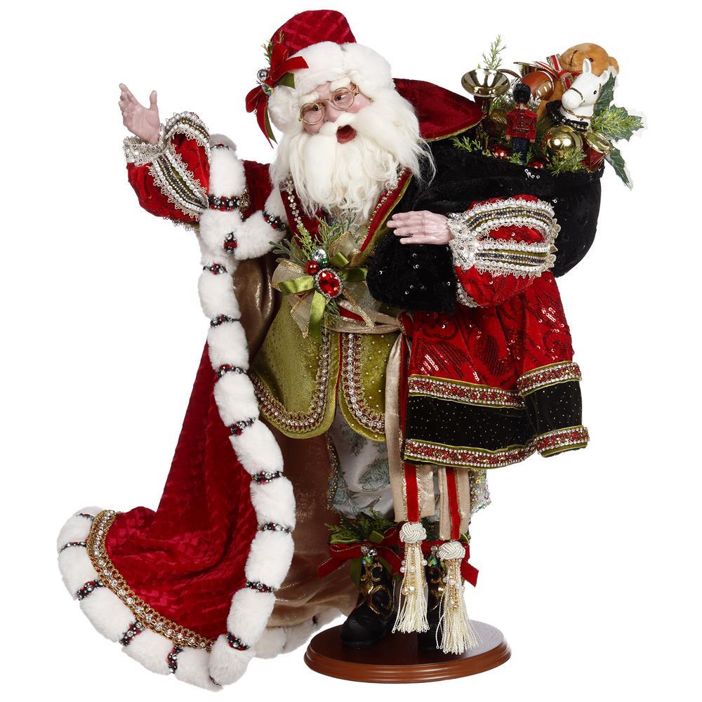 MARK ROBERTS CHRISTMAS OLD ENGLISH SANTA 63.5CM